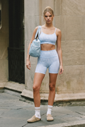 Biker shorts cuadros
