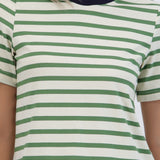 Tshirt rayas cuello contraste