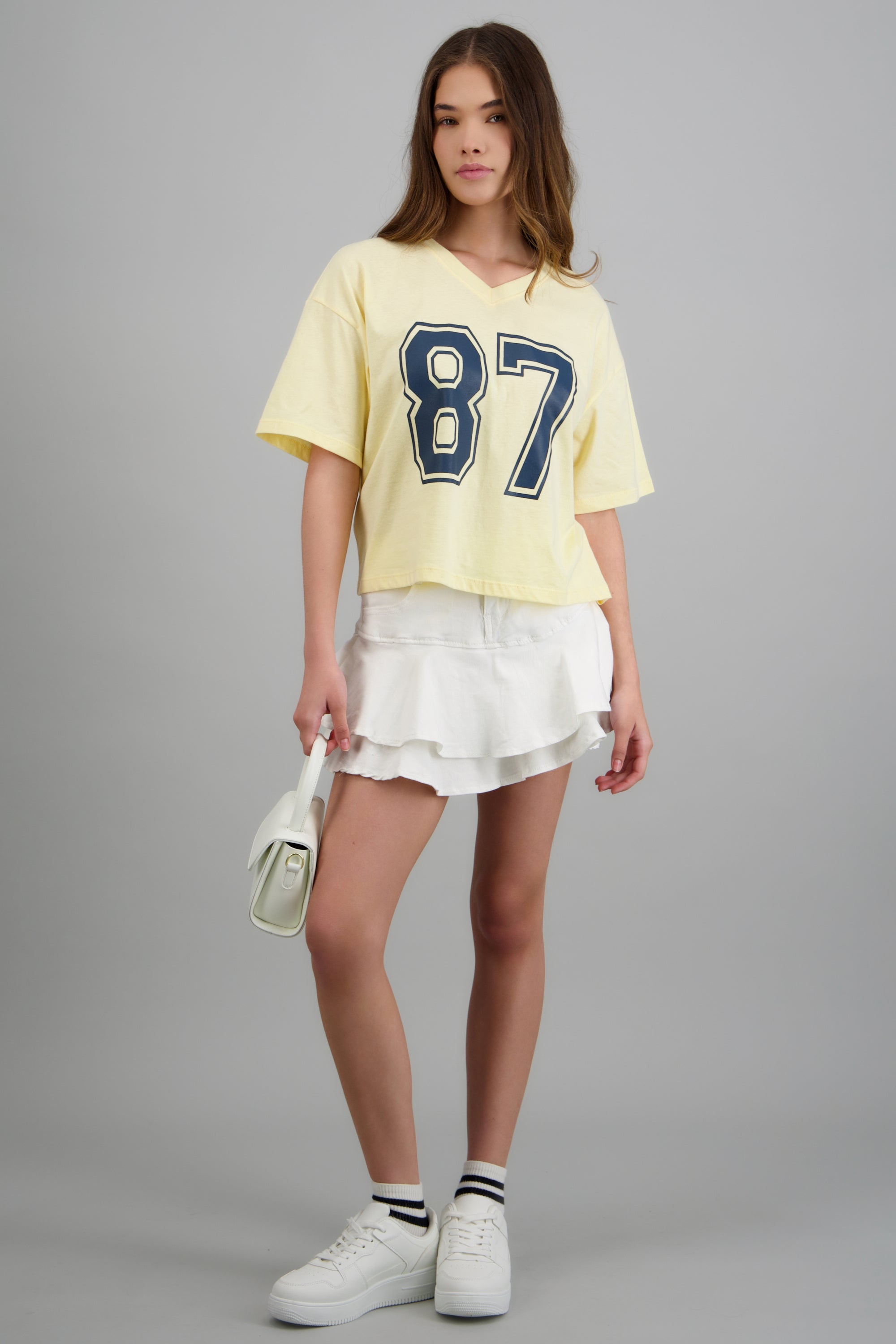 Playera boxy detalle espalda manhattan AMARILLO PASTEL