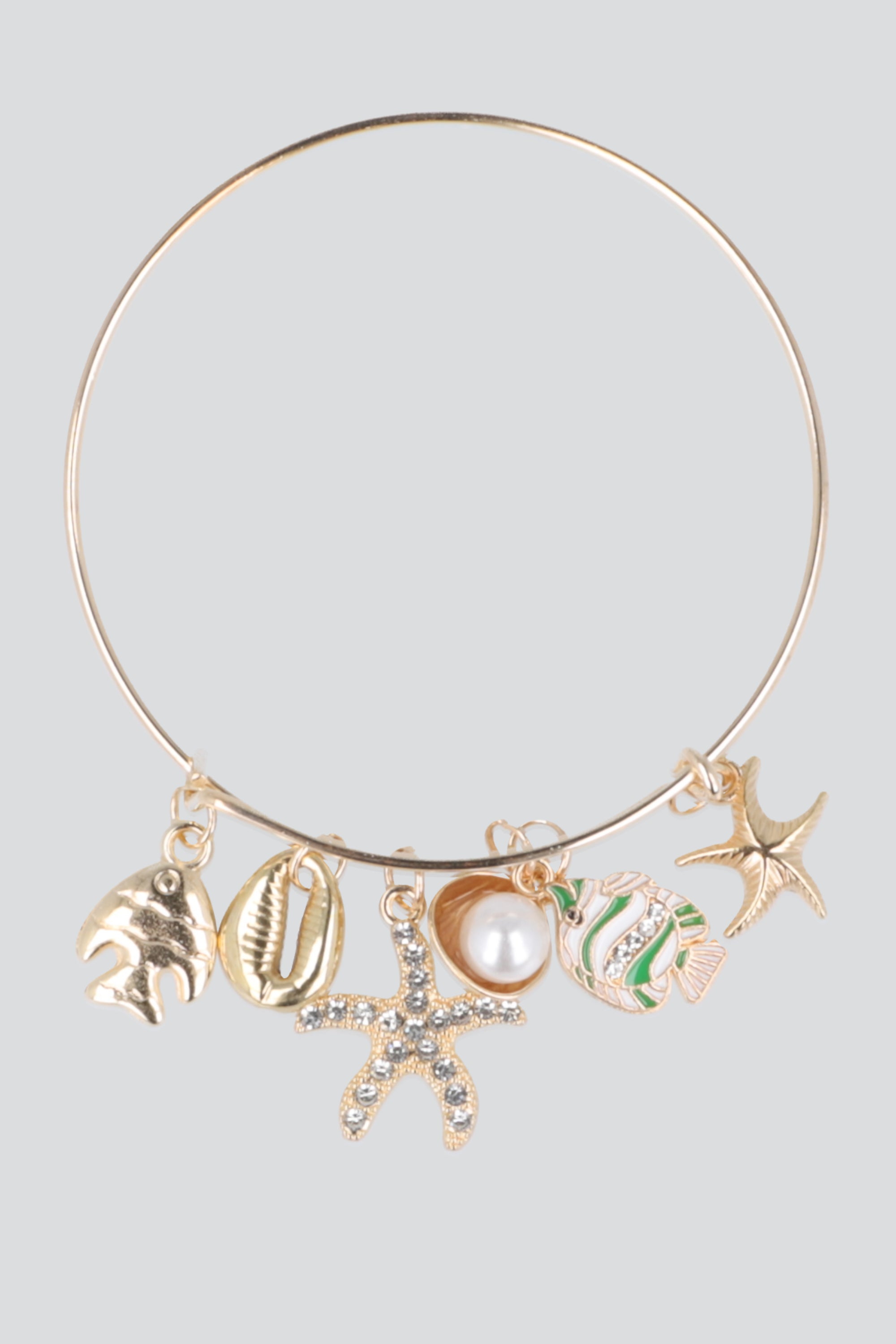 Pulsera dijes mar ORO