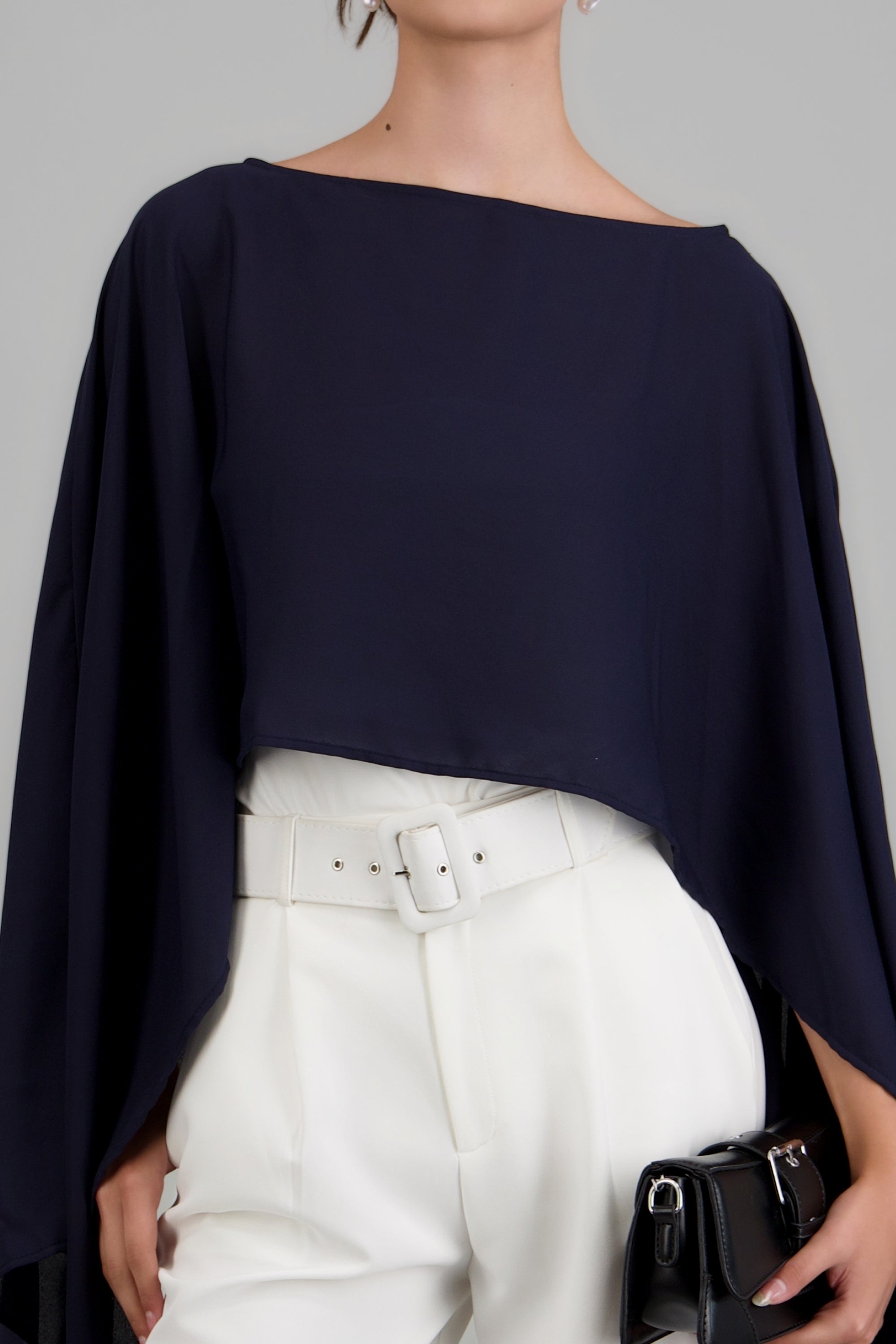 Capa chiffon asimétrica MARINO