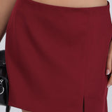 Falda short detalle abertura