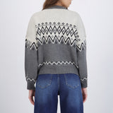 cardigan tejido navideño