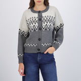 cardigan tejido navideño