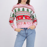 Suéter navidad pino candycane