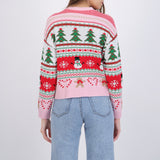 Suéter navidad pino candycane