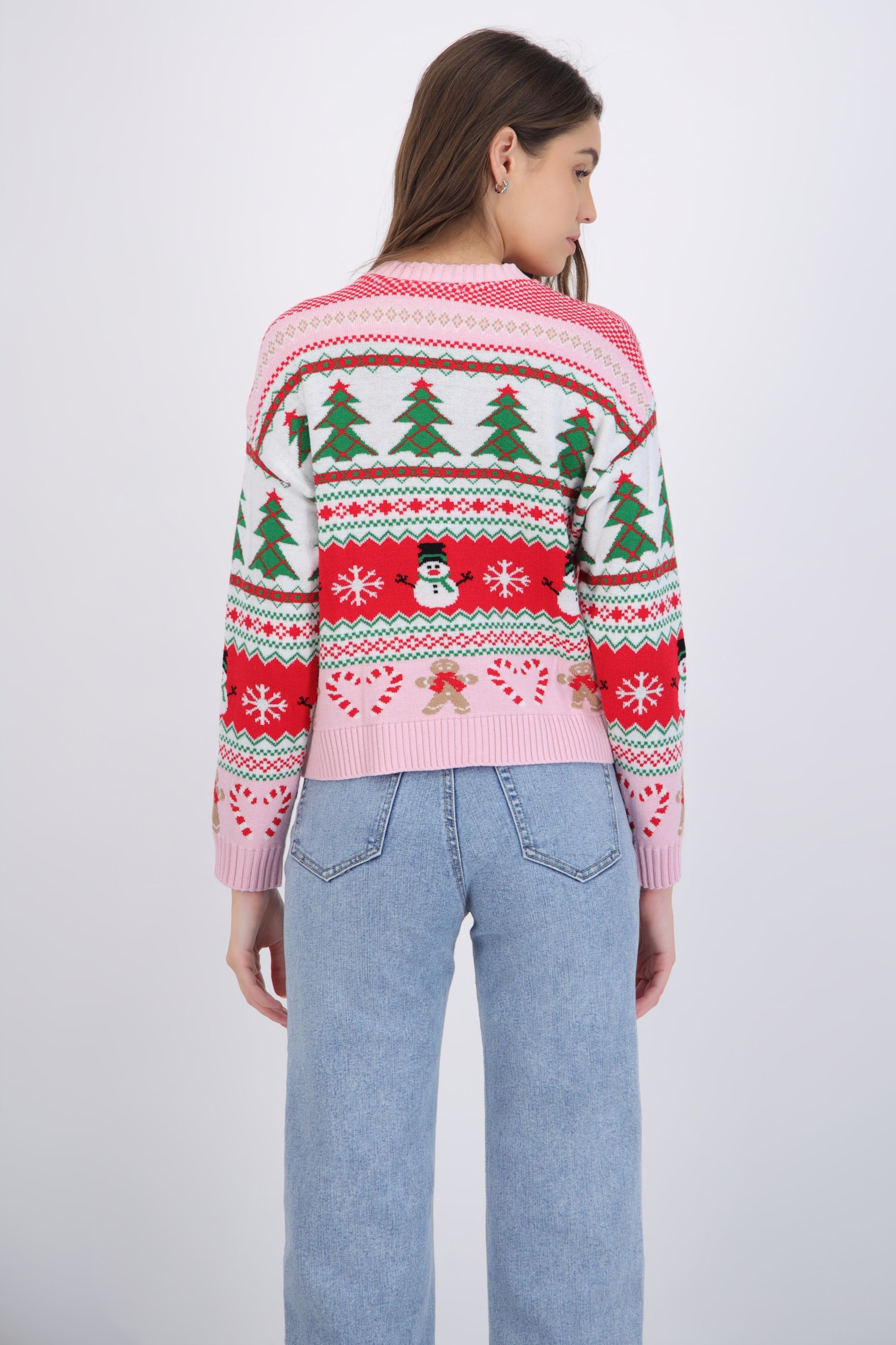 Suéter navidad pino candycane
