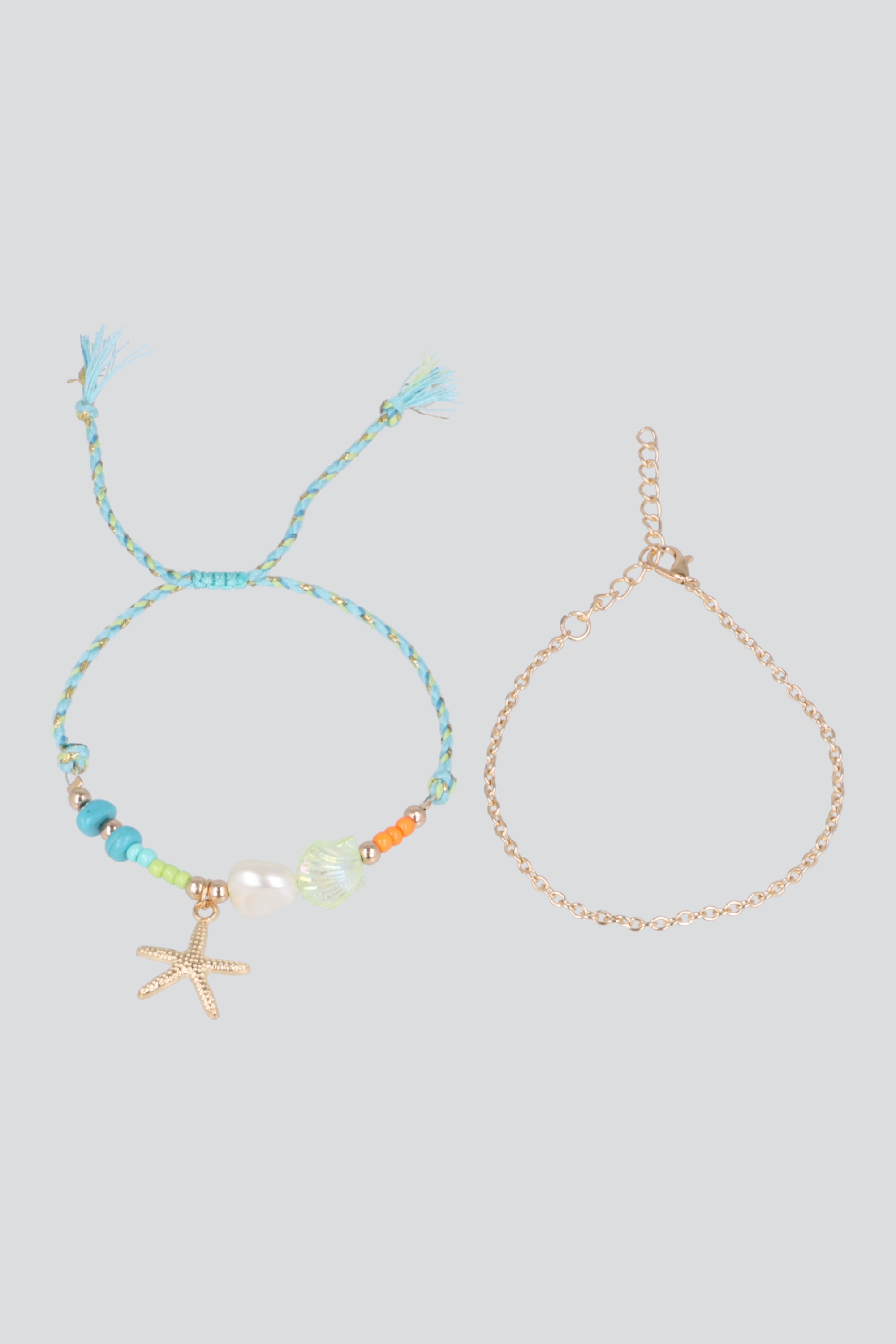 Pulsera dije estrella de mar VERDE