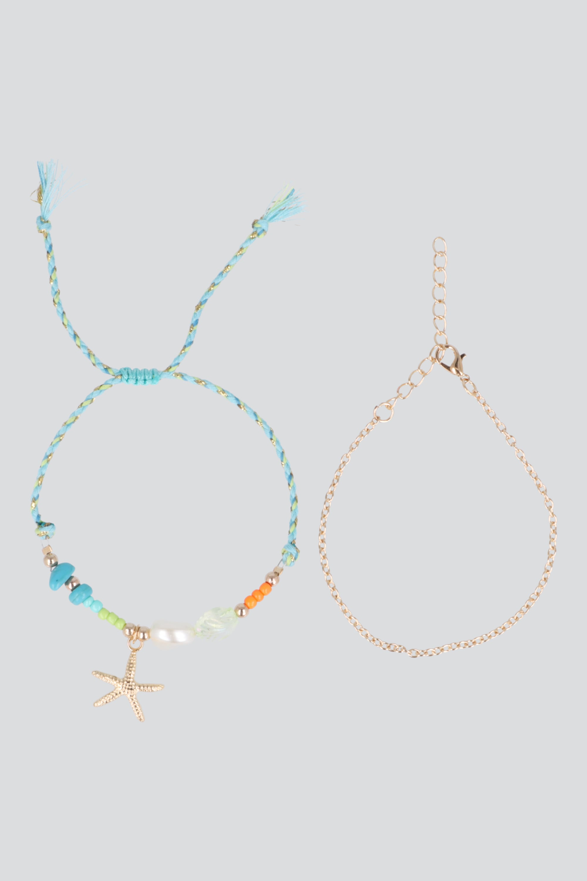 Pulsera dije estrella de mar VERDE