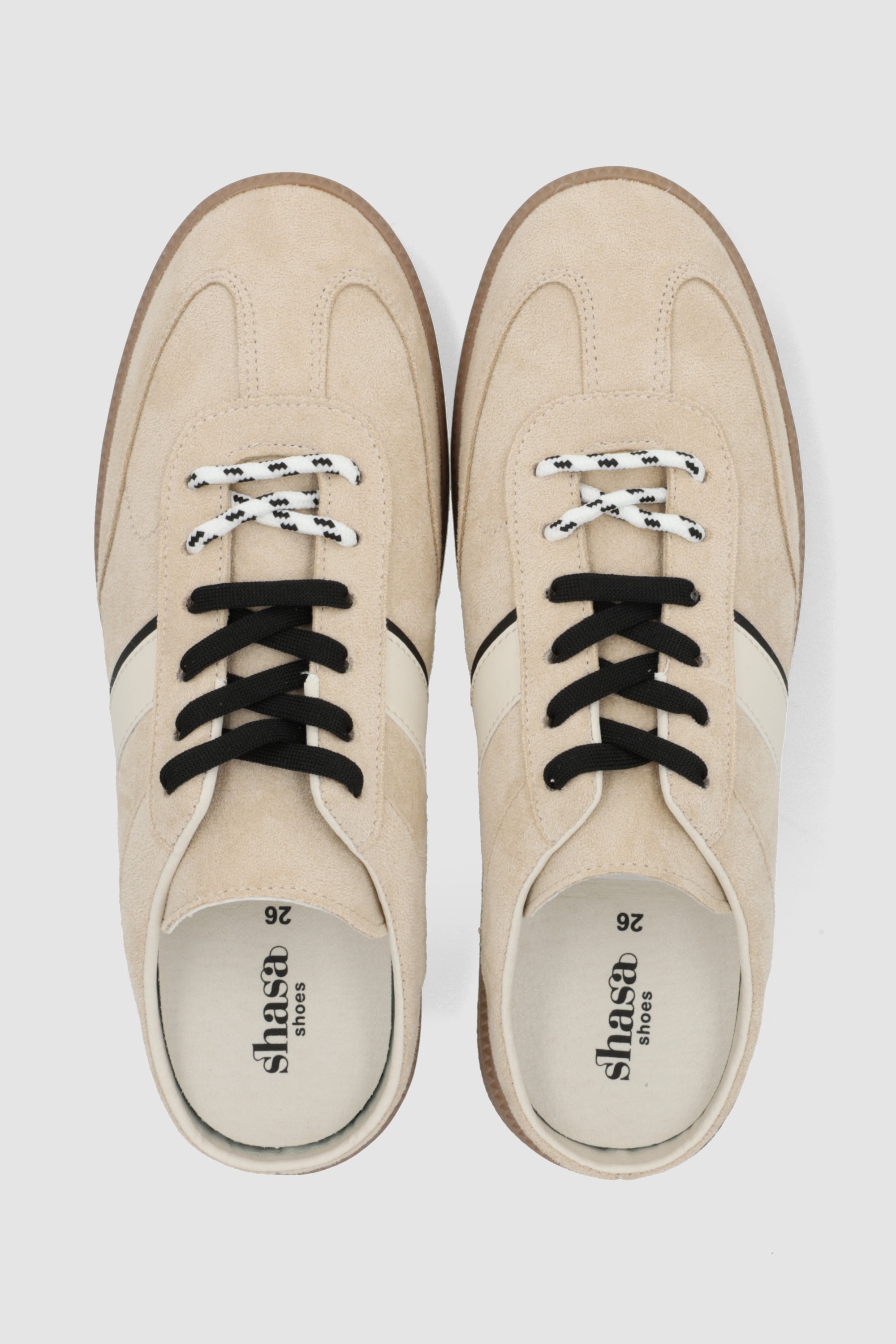 Tenis mula destalonada BEIGE
