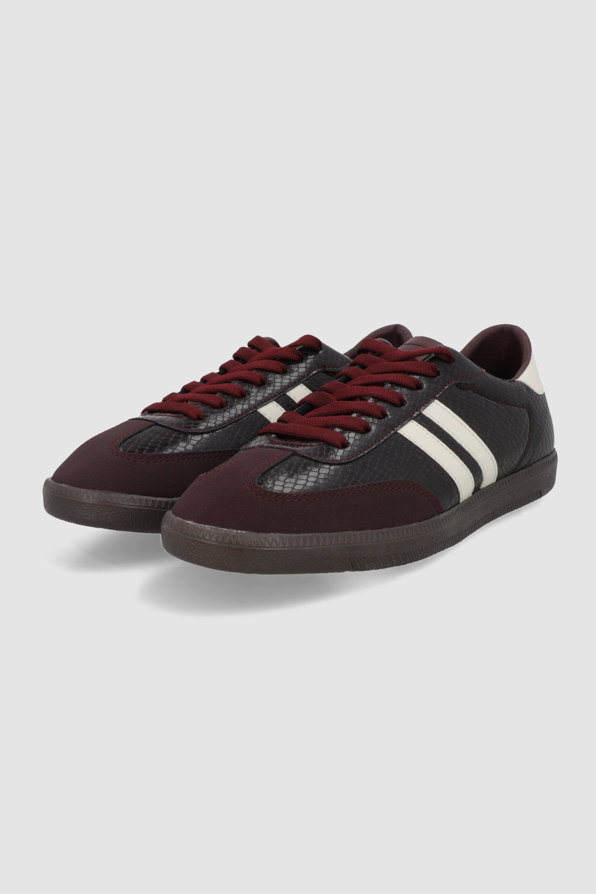 Tenis dos lineas croco VINO