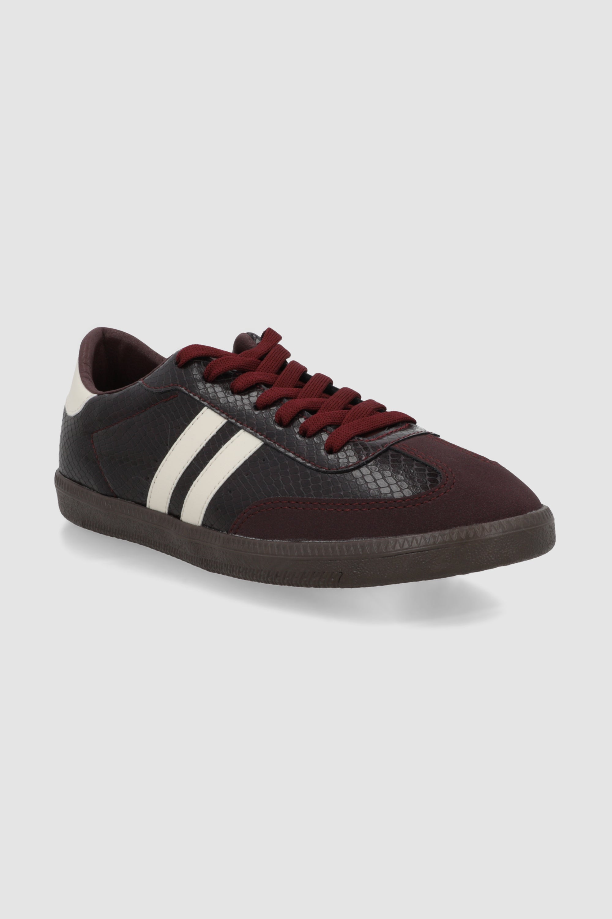 Tenis dos lineas croco VINO