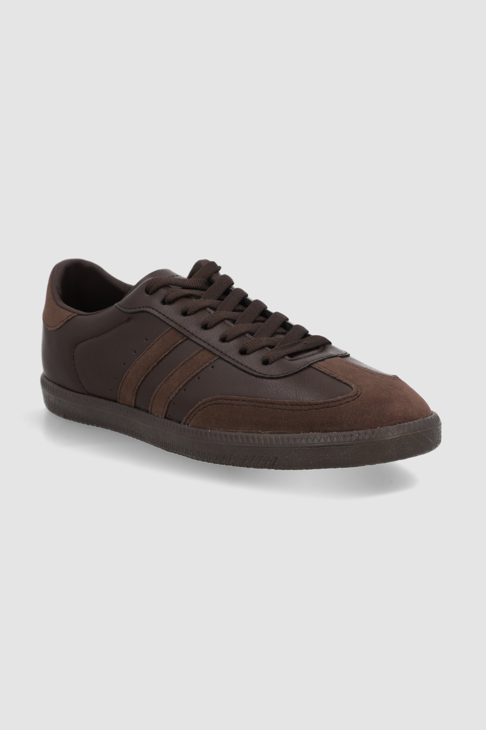 Tenis dos lineas monocromatico CHOCOLATE
