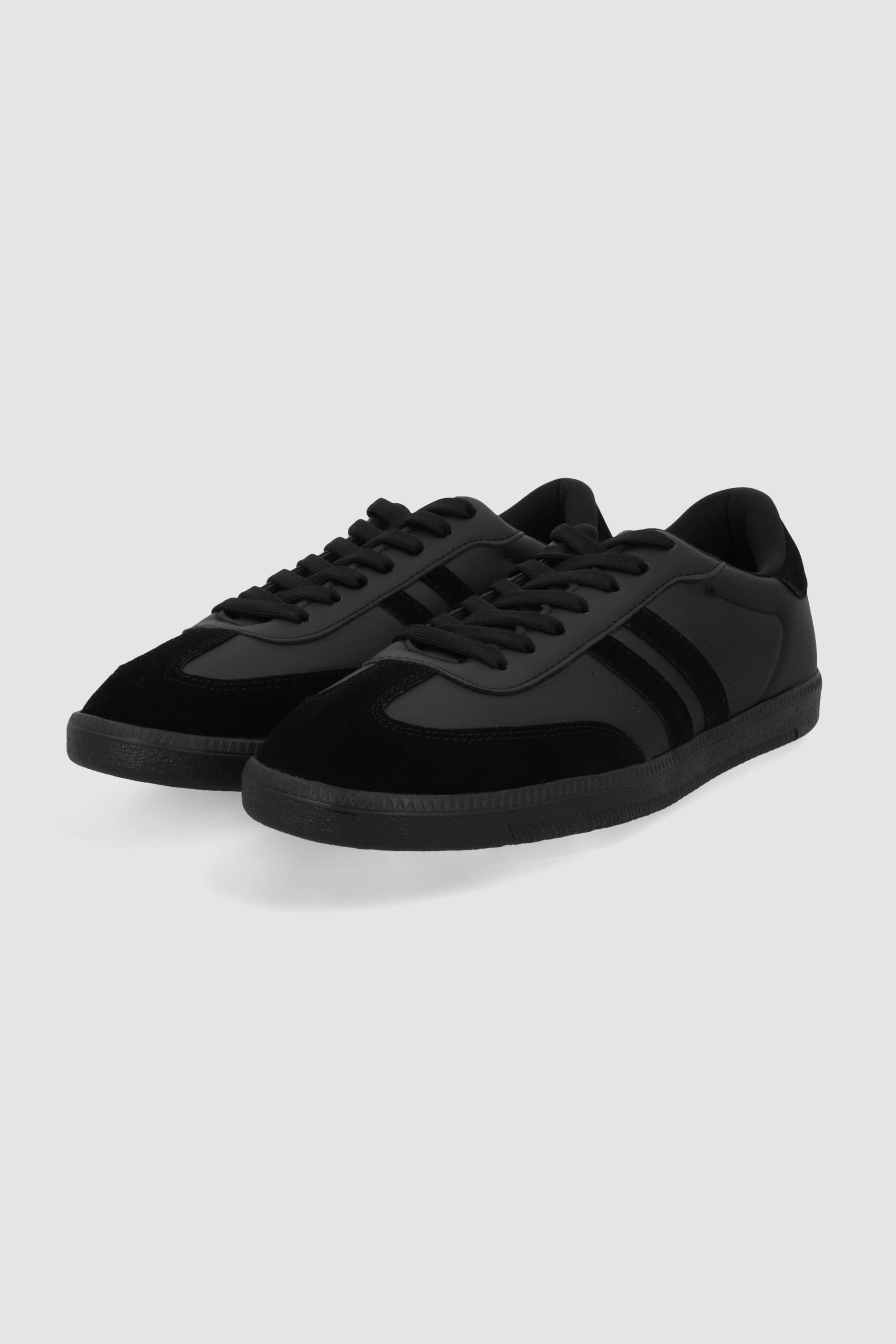Tenis dos lineas monocromatico NEGRO