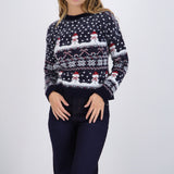 Suéter copos snowman