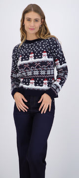 Suéter copos snowman