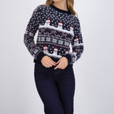 Suéter copos snowman