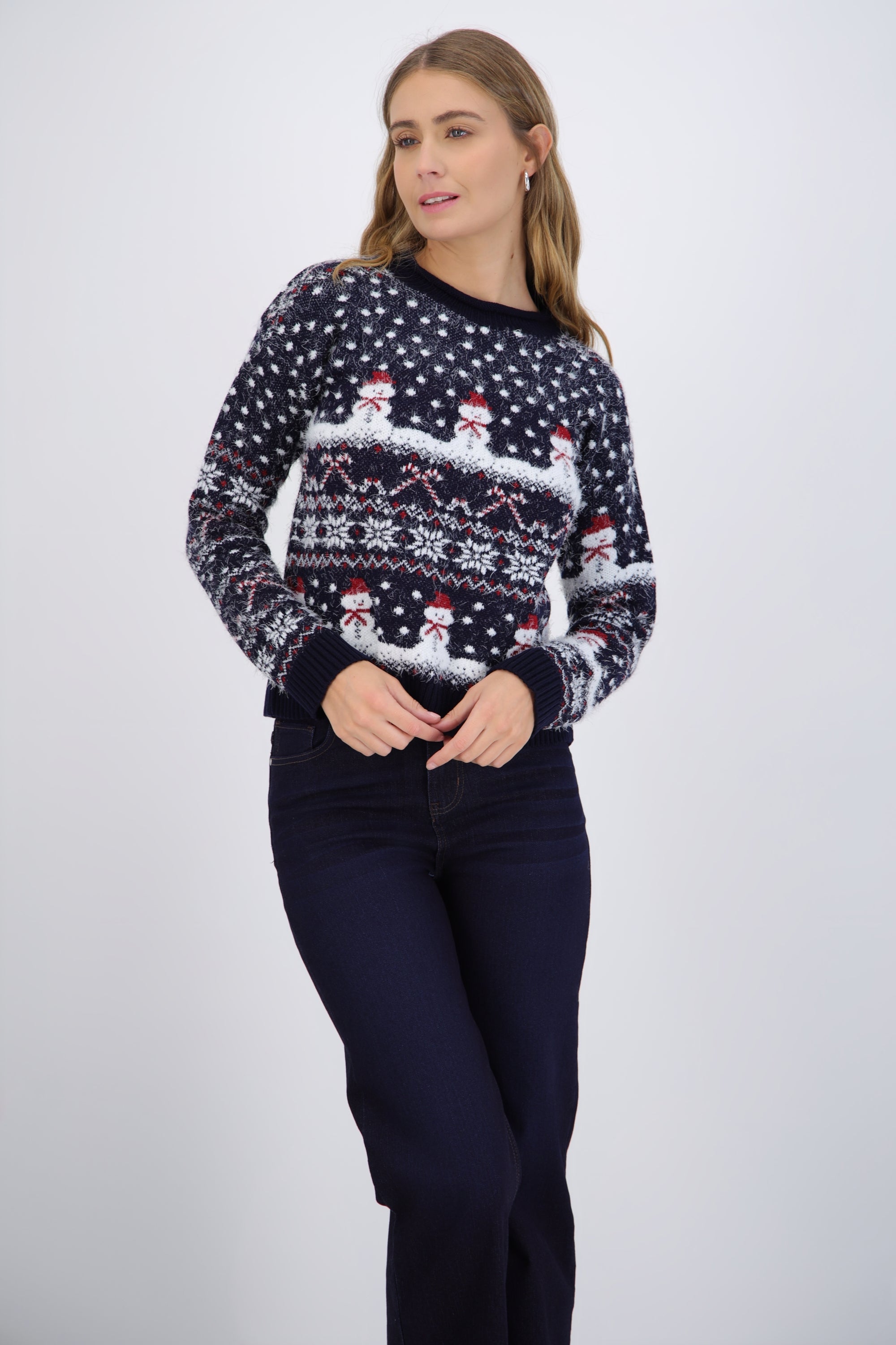 Suéter copos snowman