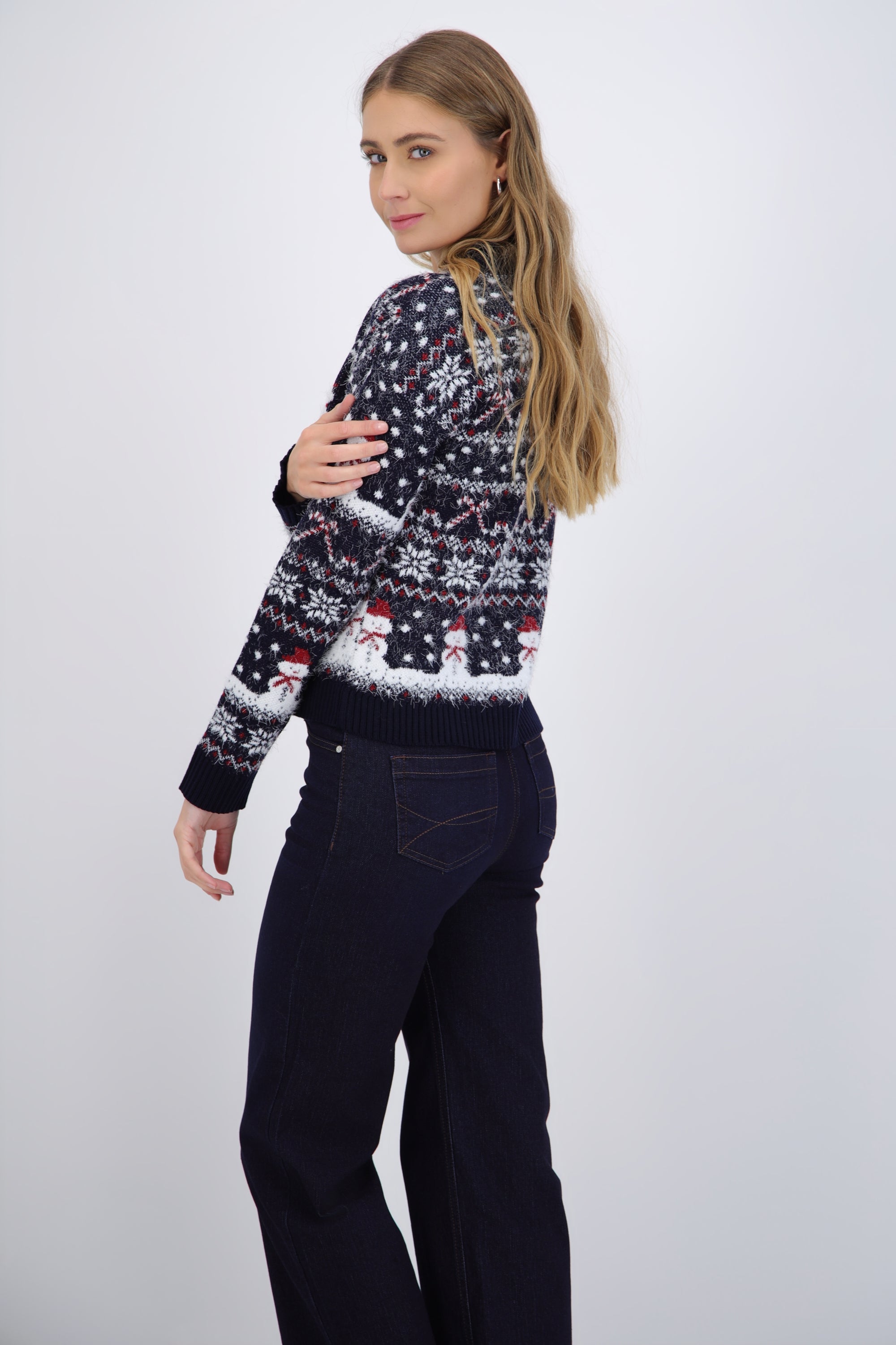 Suéter copos snowman