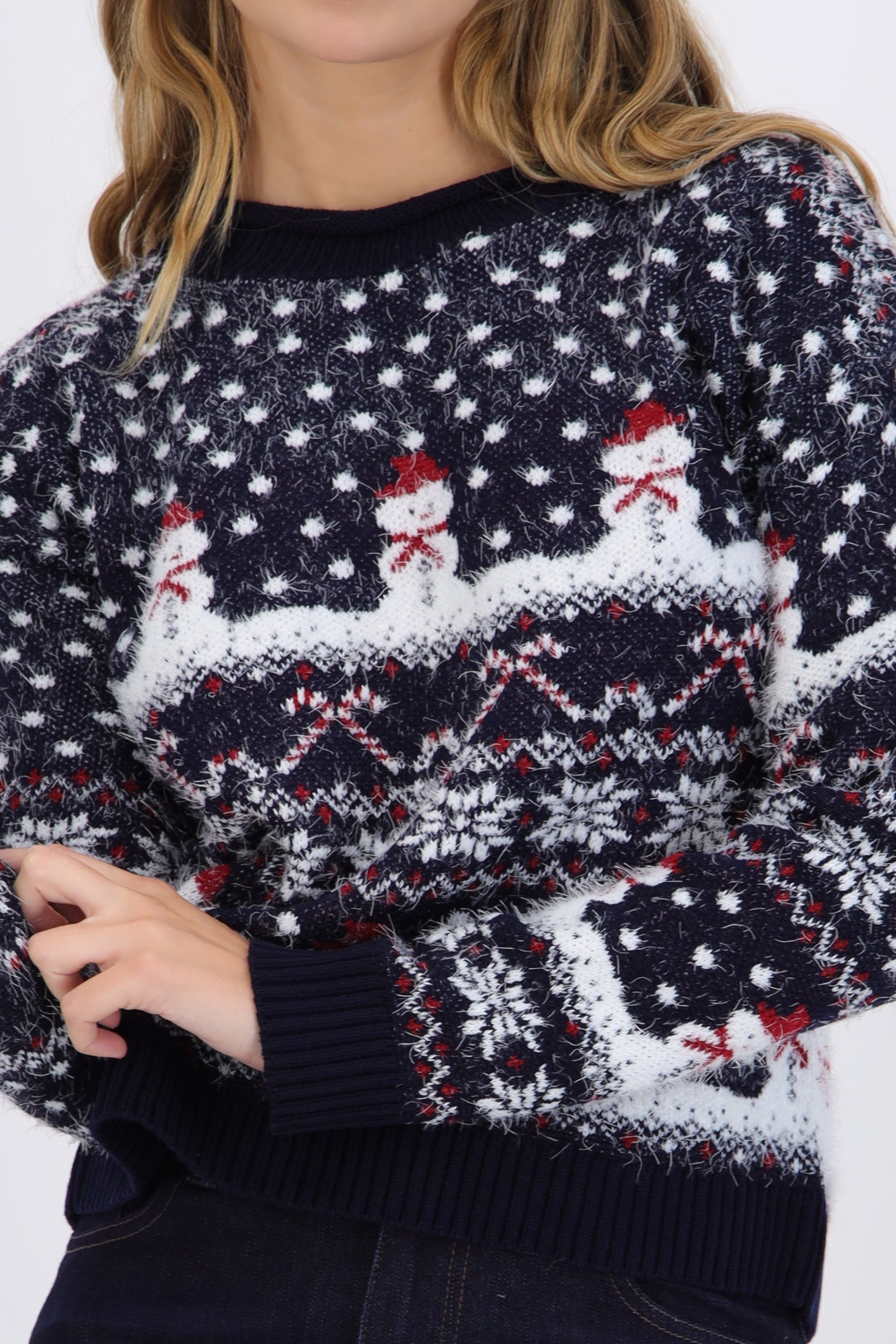 Suéter copos snowman