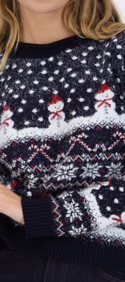 Suéter copos snowman
