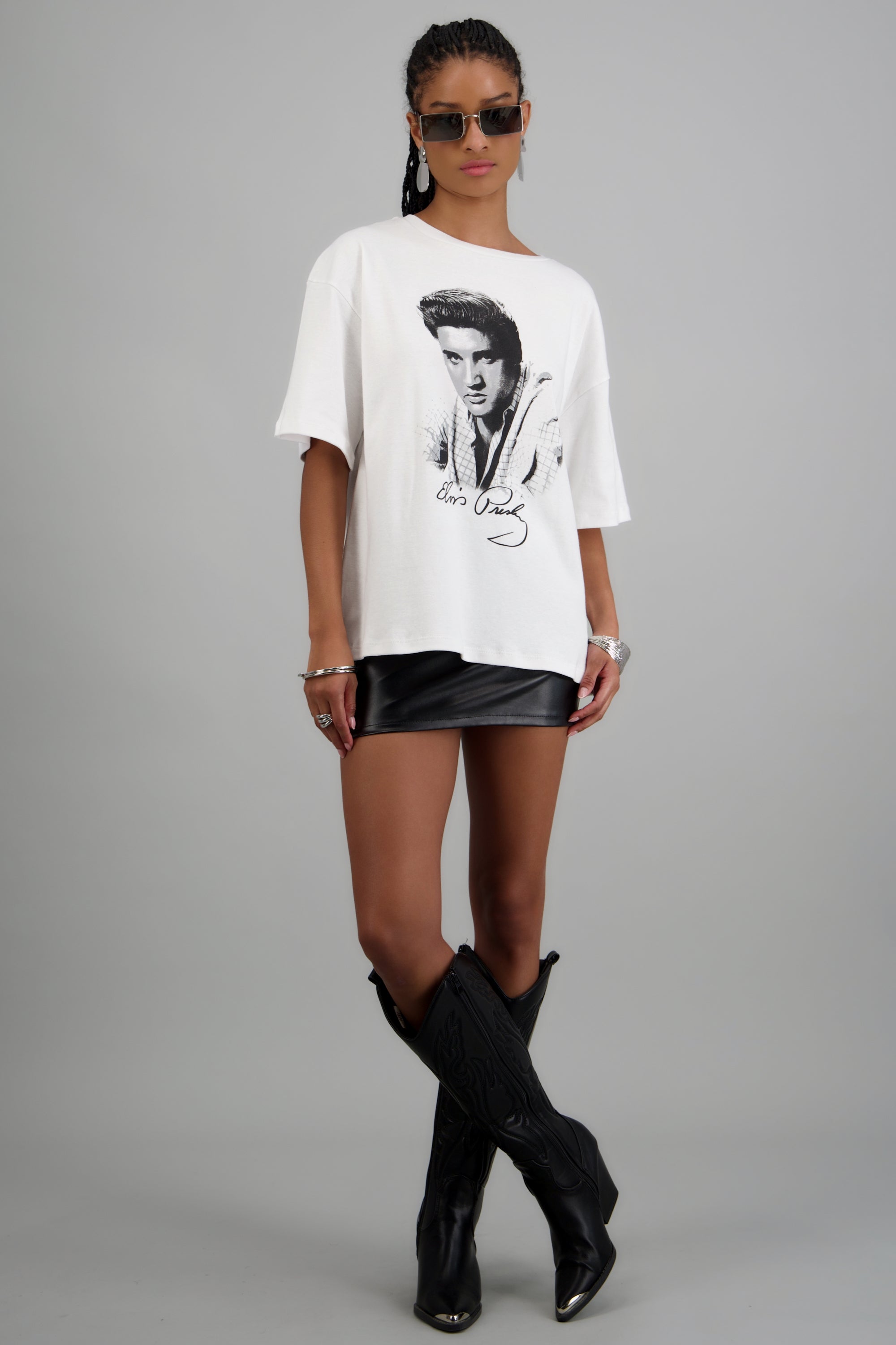 Playera Elvis Presley BLANCO