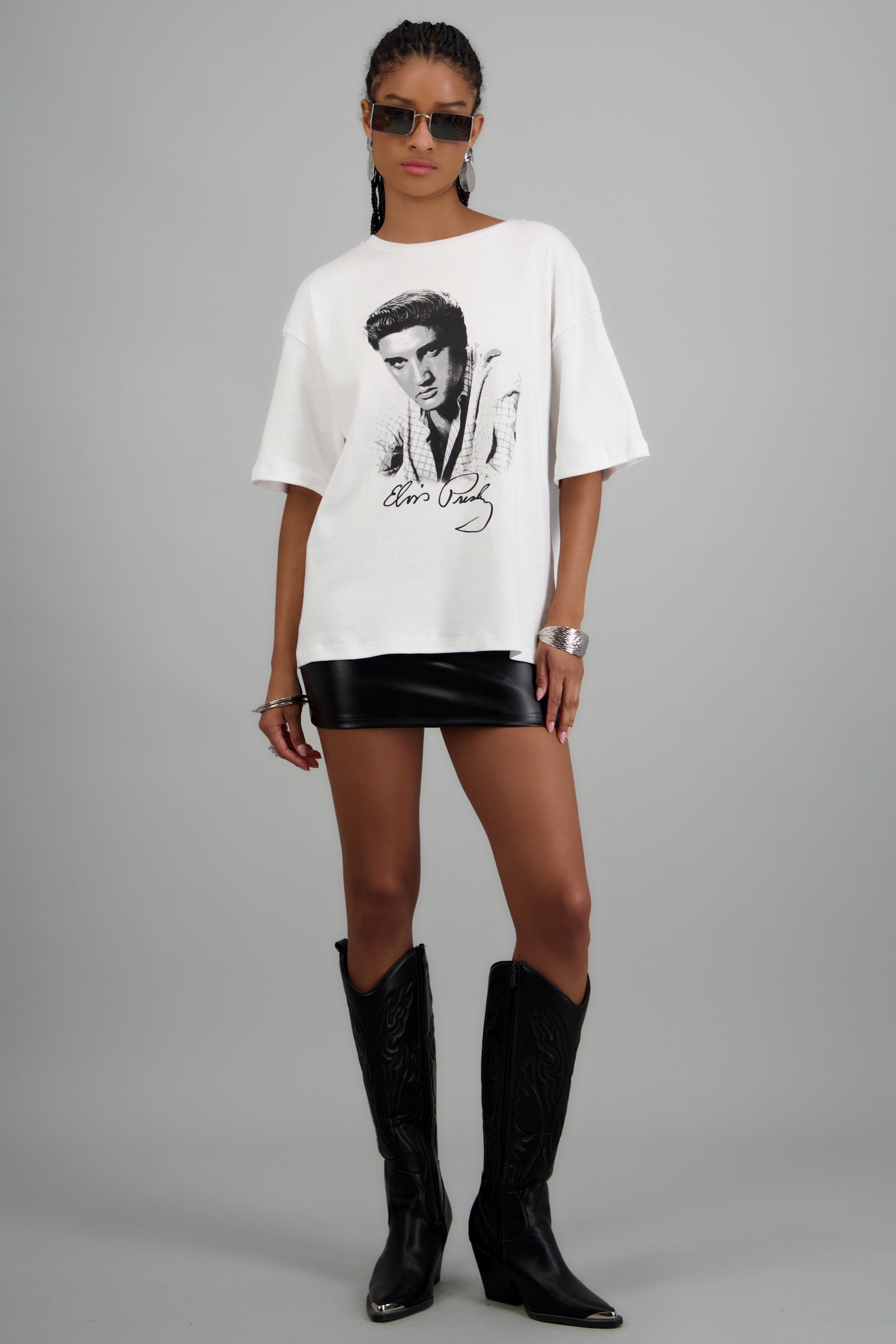 Playera Elvis Presley BLANCO