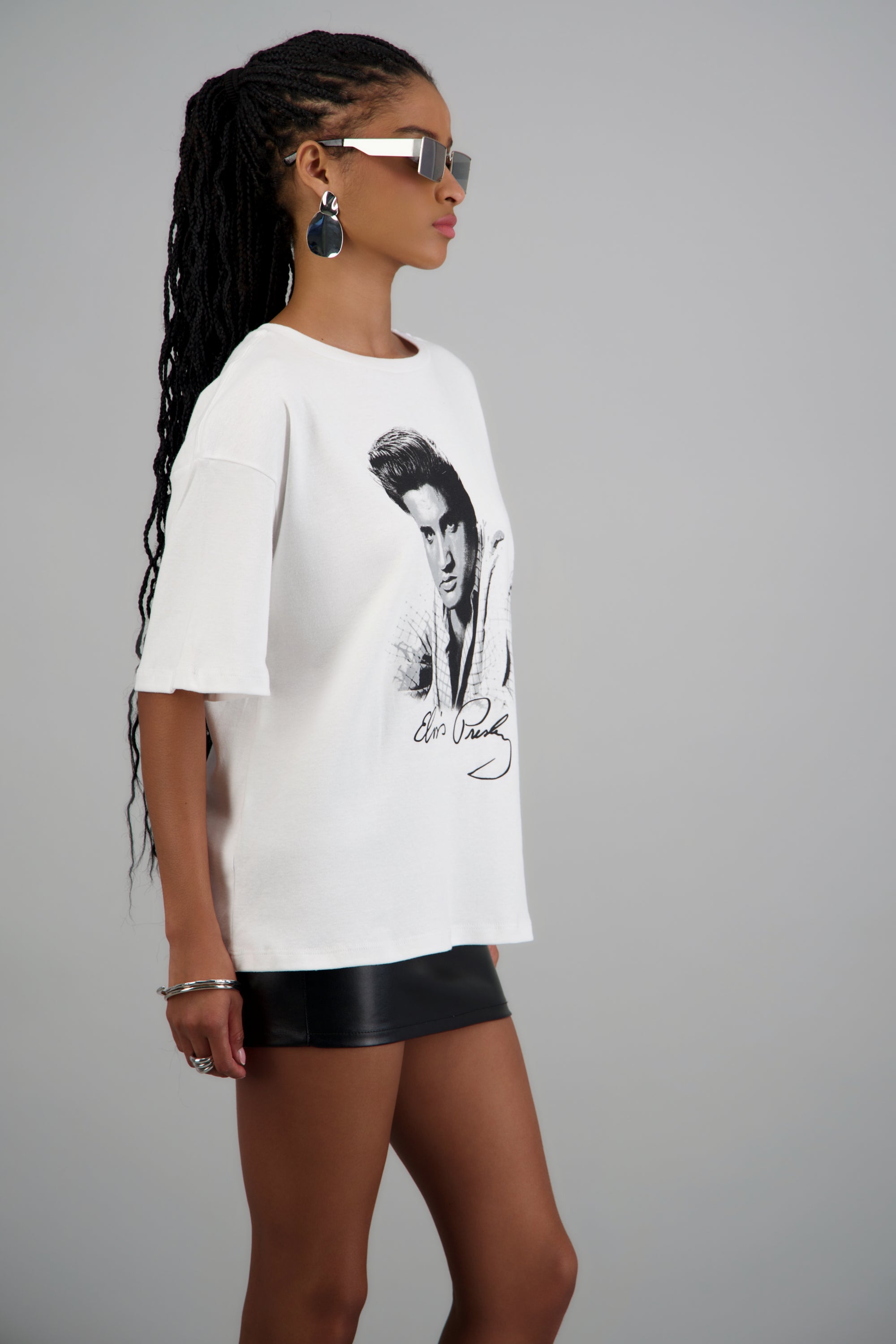 Playera Elvis Presley BLANCO