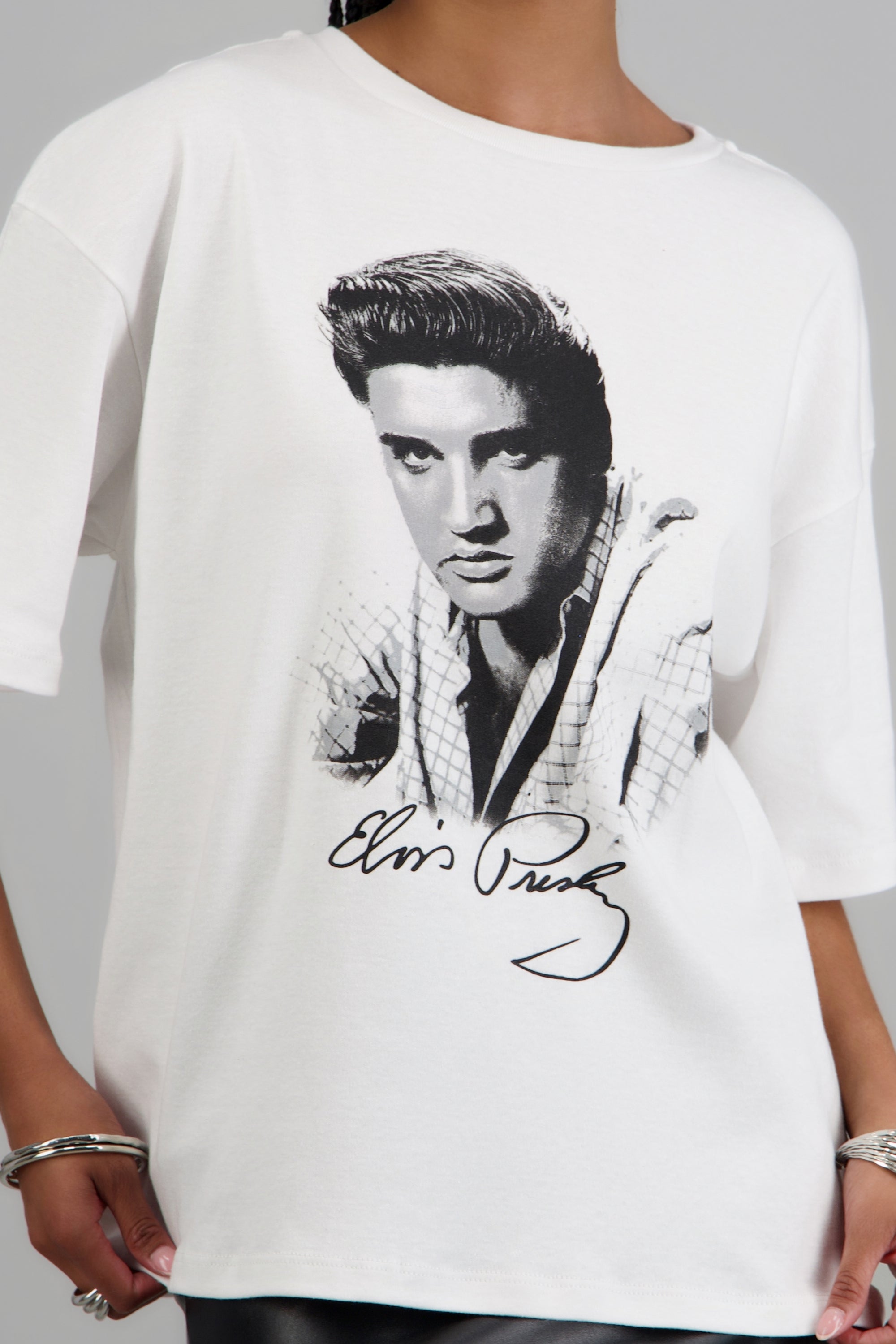 Playera Elvis Presley BLANCO