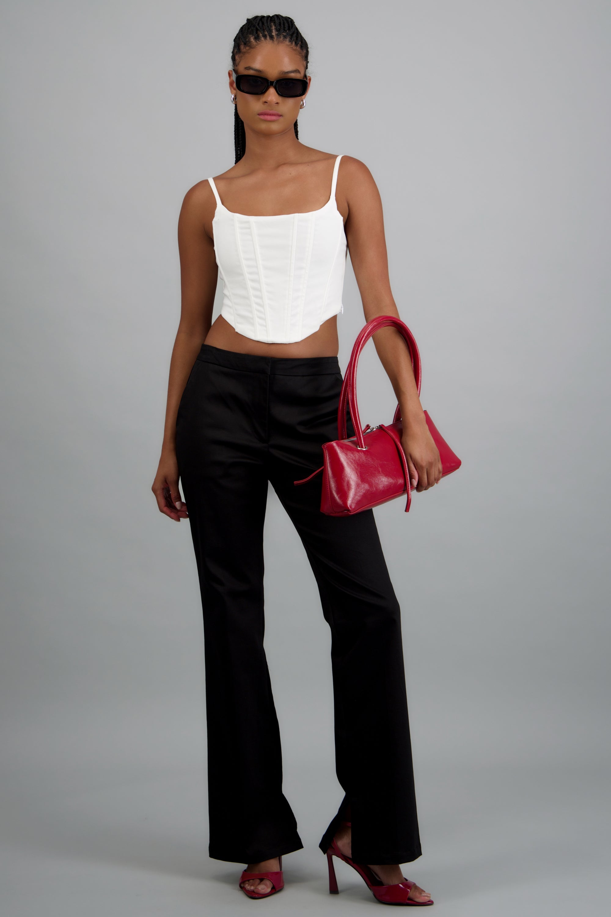 corset corte estructurado BLANCO