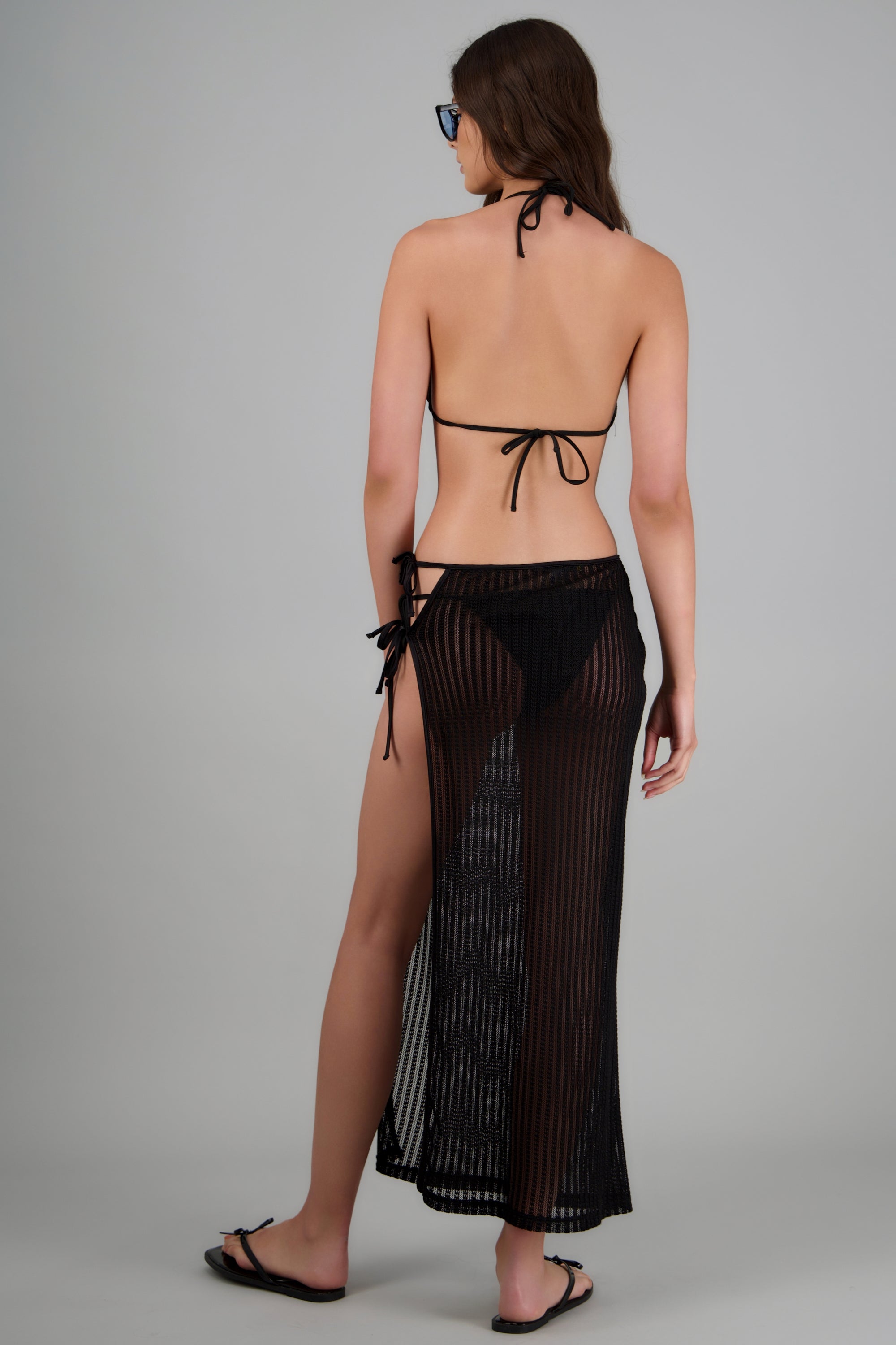 Falda salida nudos maxi NEGRO
