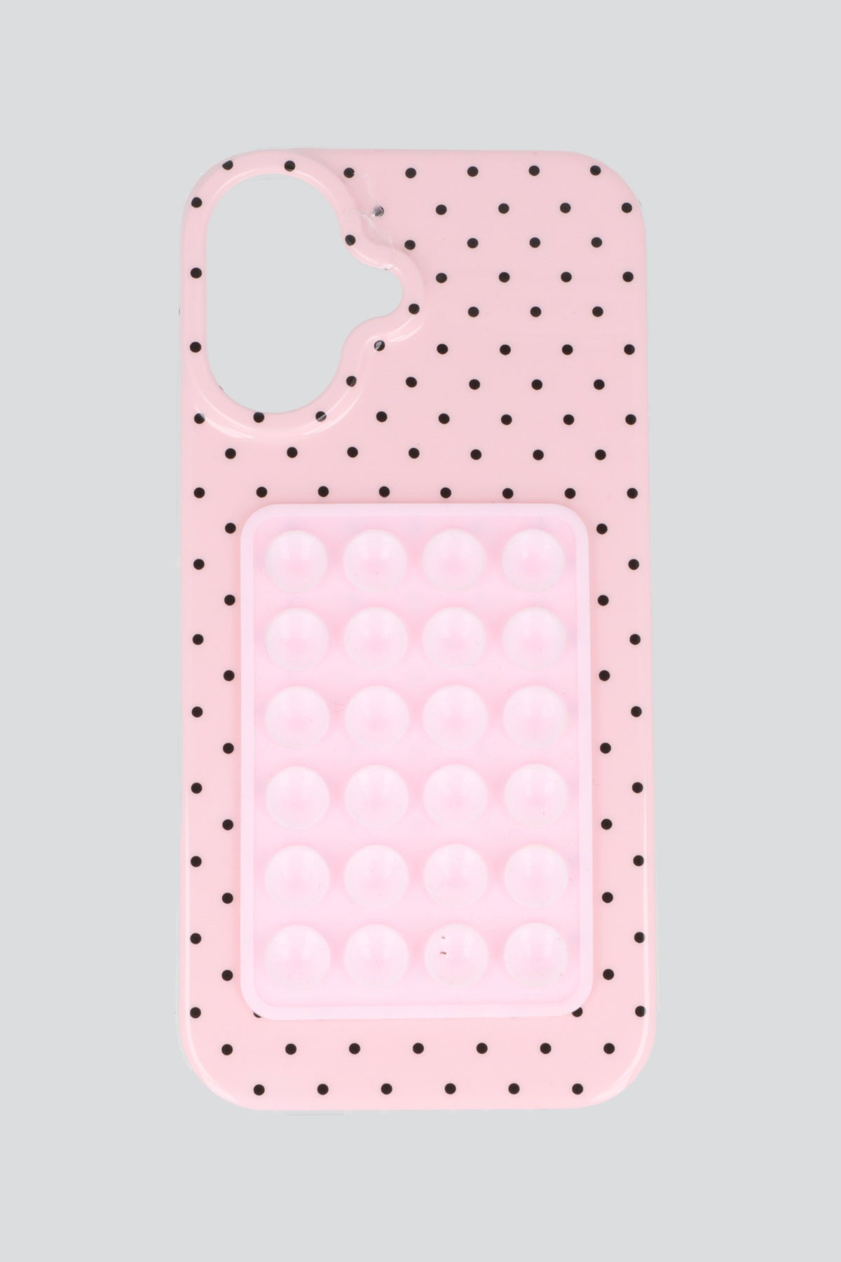 Funda iph 17 polkas ventosa ROSA