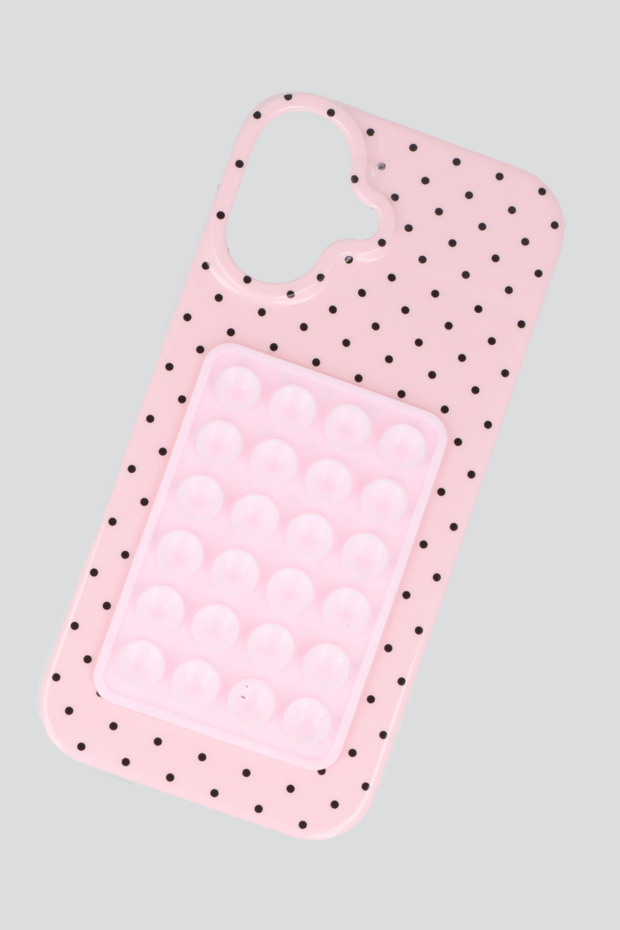 Funda iph 17 polkas ventosa ROSA