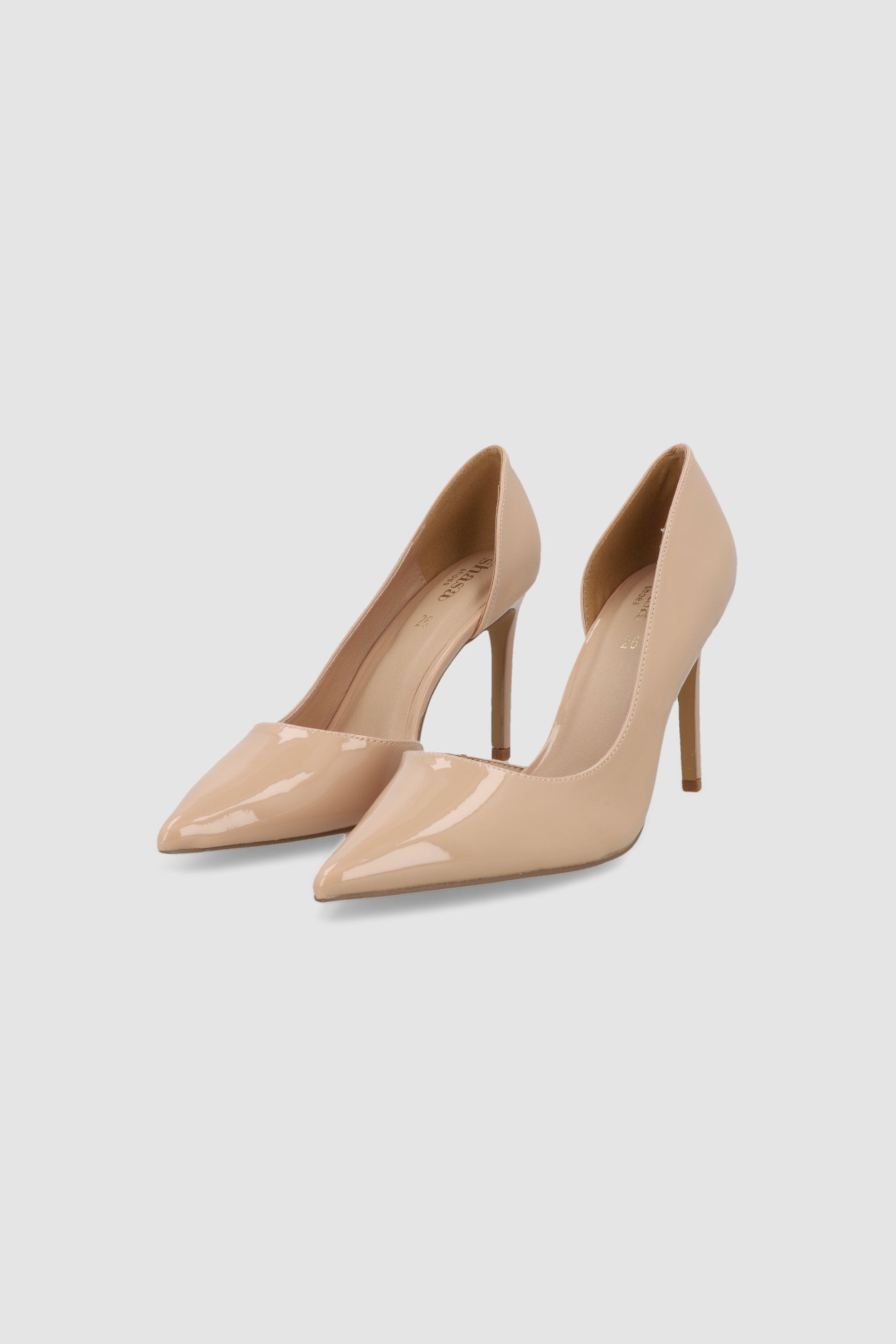 Tacon pointy dorsay NUDE