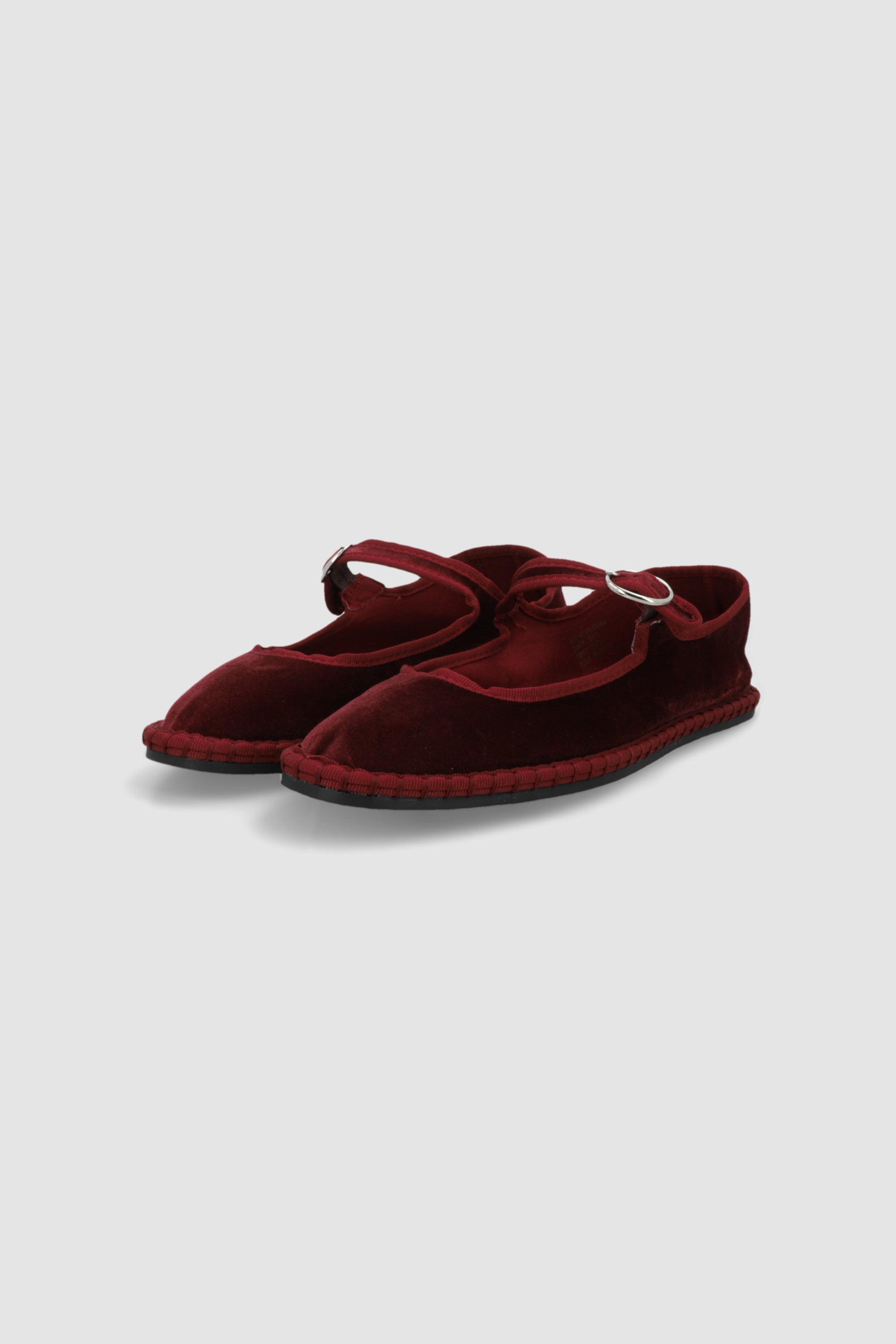 Flat mary jane terciopelo VINO