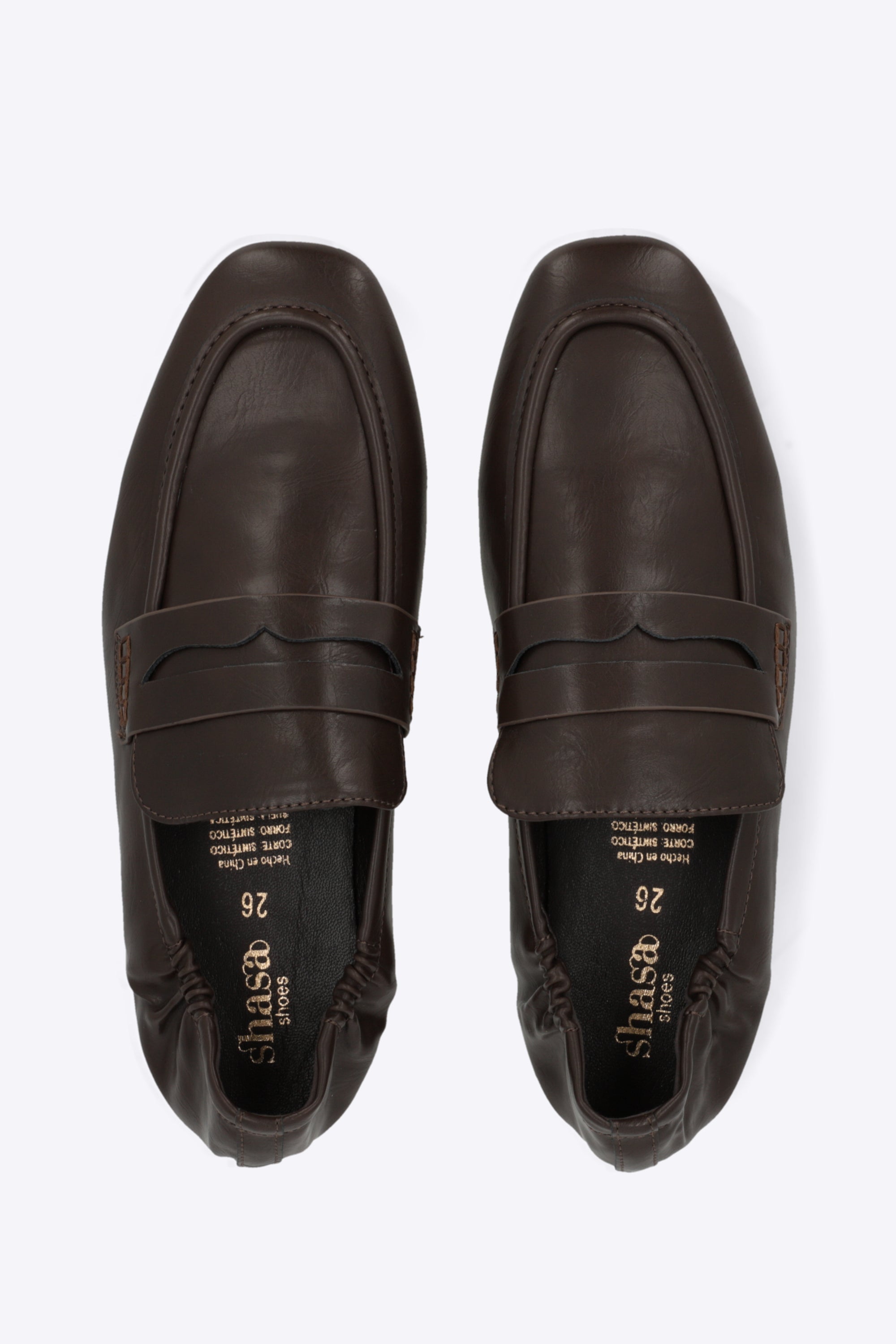 Loafer suave doblez talon
