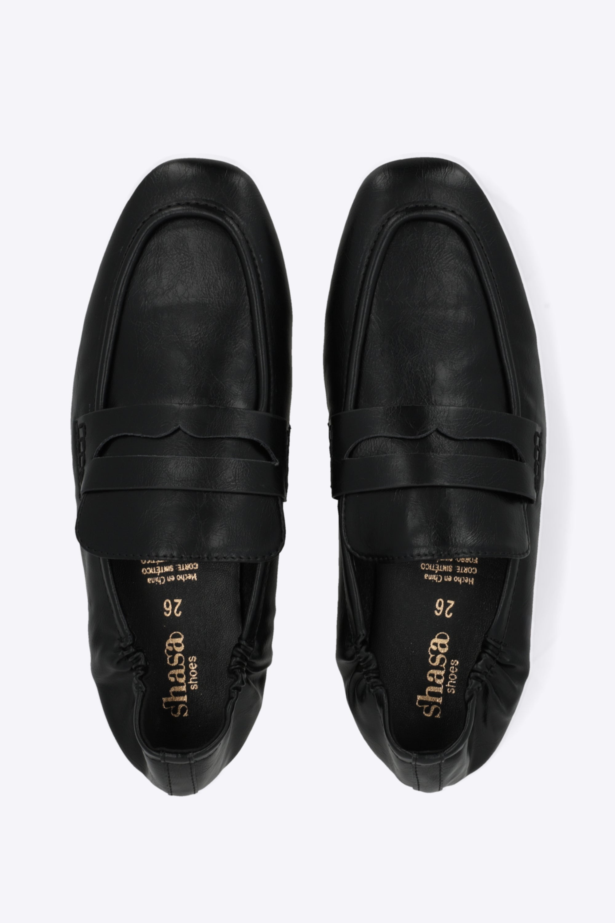 Loafer suave doblez talon