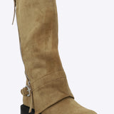 Bota biker funda zipper