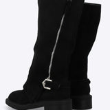 Bota biker funda zipper