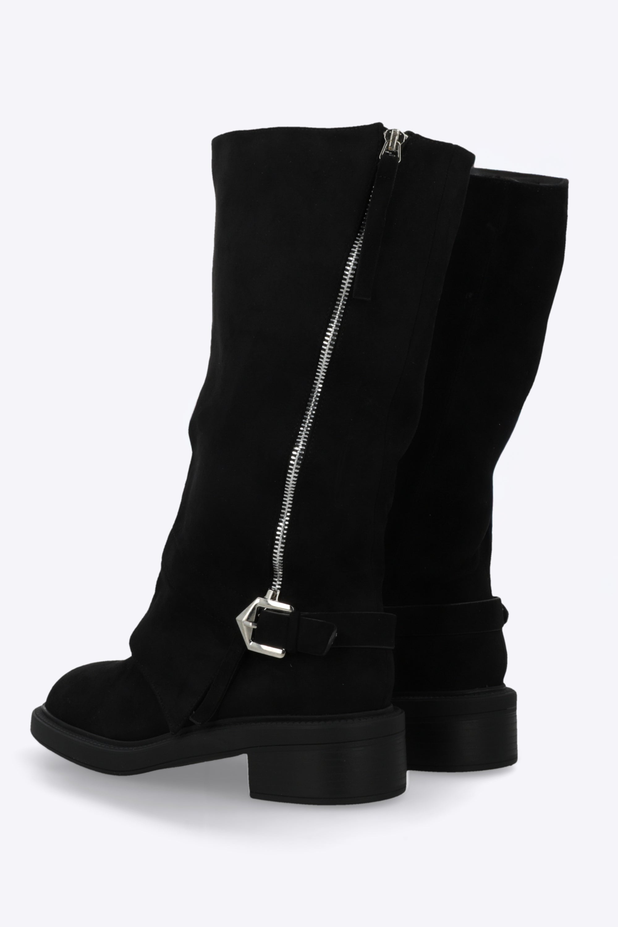 Bota biker funda zipper