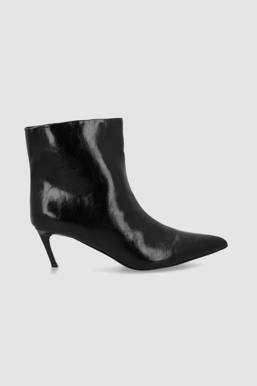 Botin pointy alto brillo