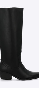 Bota vaquera lisa