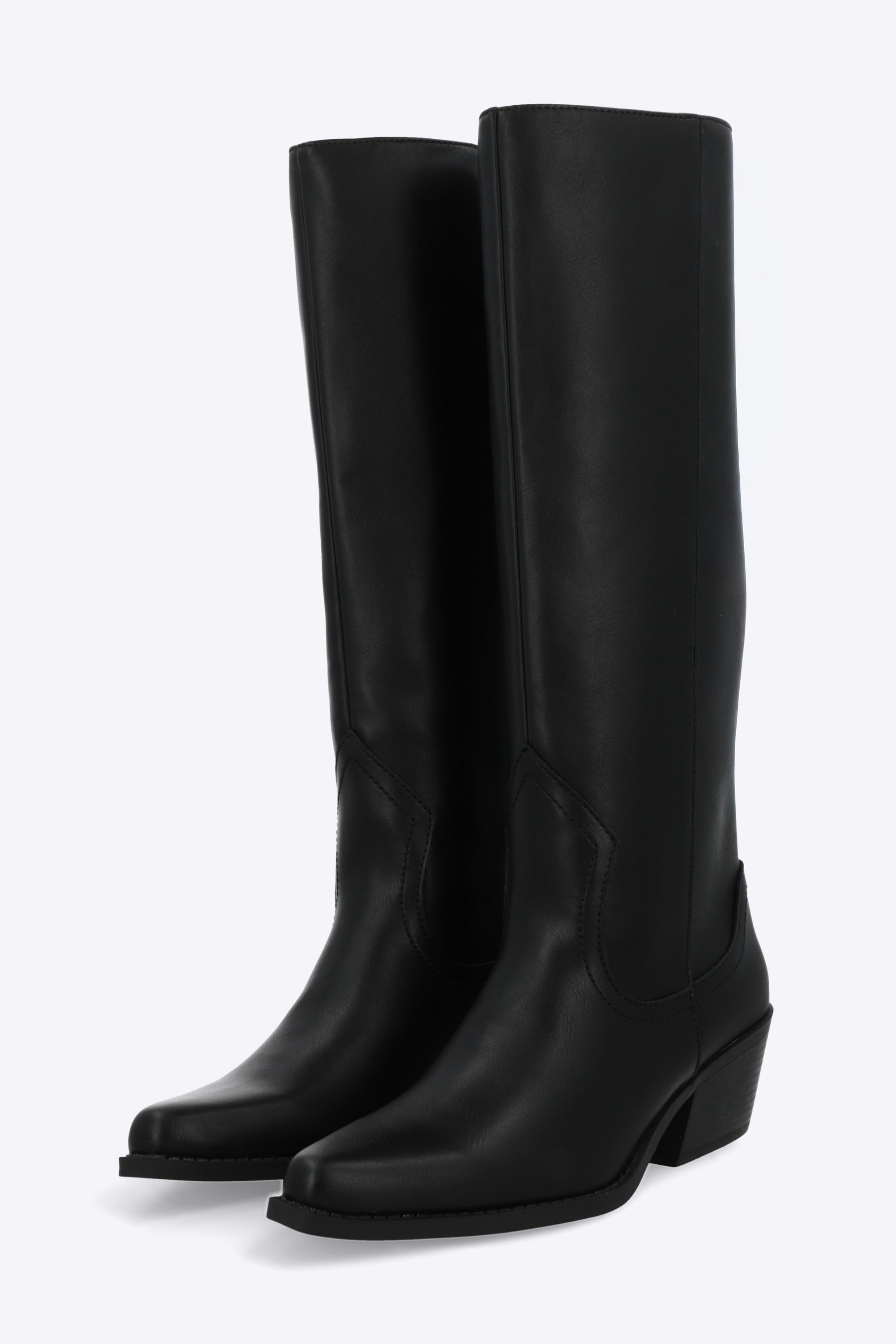 Bota vaquera lisa NEGRO