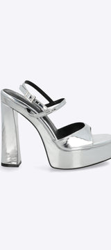 Tacon plataforma rebanado peep toe