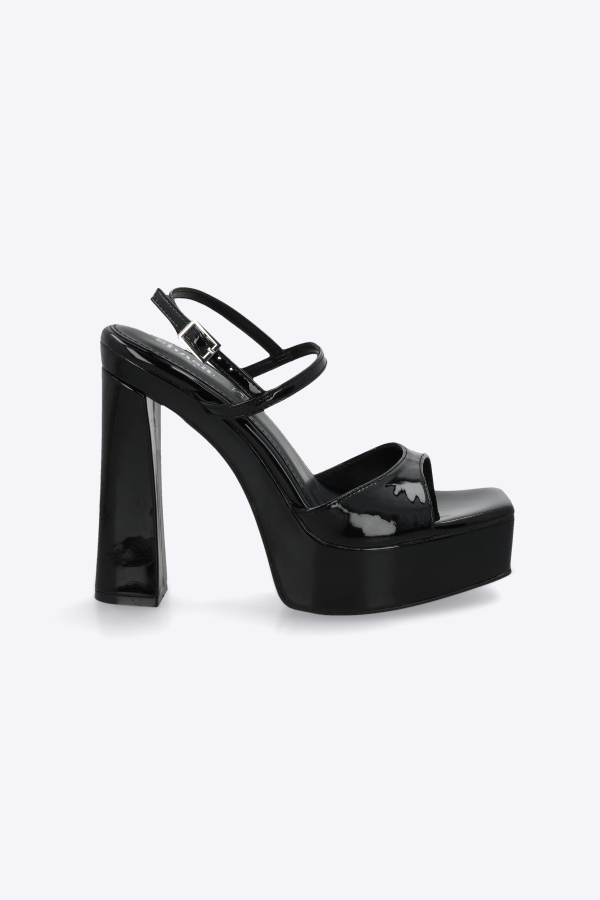 Tacon plataforma rebanado peep toe
