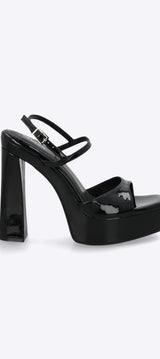 Tacon plataforma rebanado peep toe