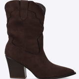 Botin vaquero sencillo gamucina