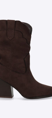 Botin vaquero sencillo gamucina