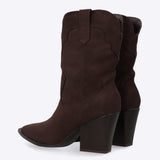 Botin vaquero sencillo gamucina