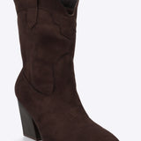 Botin vaquero sencillo gamucina